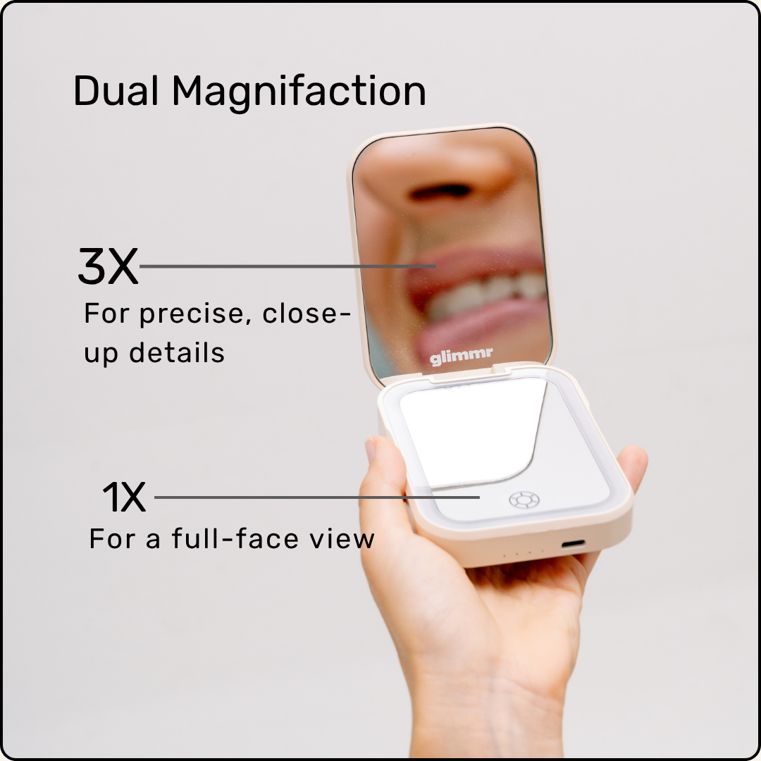 Aura 2-in-1 LED Mirror & Power Bank