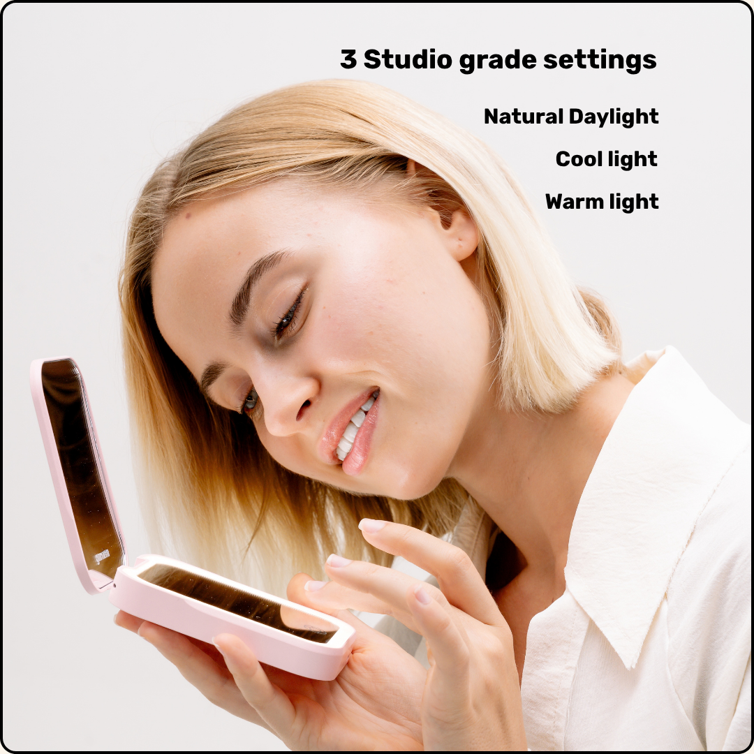 Aura 2-in-1 LED Mirror & Power Bank