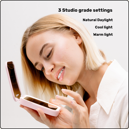 Aura 2-in-1 LED Mirror & Power Bank