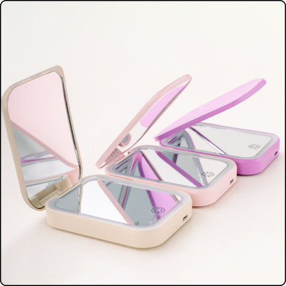 Aura 2-in-1 LED Mirror & Power Bank